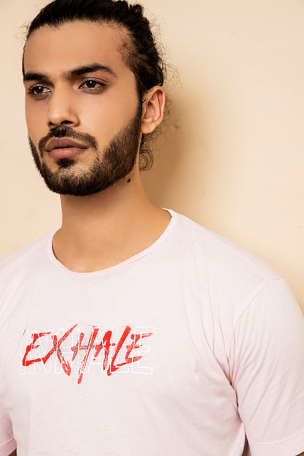 Pink Inhale Exhale T-shirt
